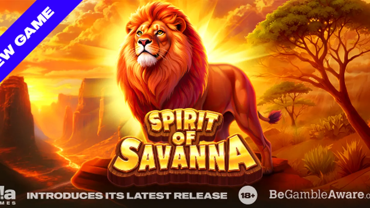 Tampilan visual slot Spirit of Savanna dengan latar belakang savana yang megah.